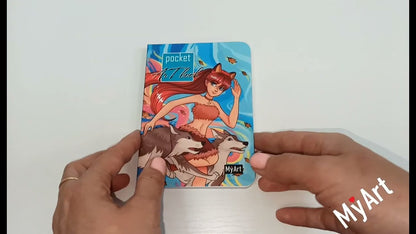 MyArt. Pocket ArtBook. Девушка с волками