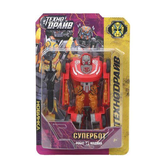 Робот трансформирующийся, в машине, блист.26*5*17см ТЕХНОДРАЙВ в кор.2*72шт