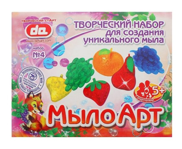 НАБОР МЫЛО АРТ "ФРУКТЫ" в кор.10шт