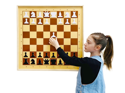 Игра настольная Шахматы и шашки демонстрационные магнитные