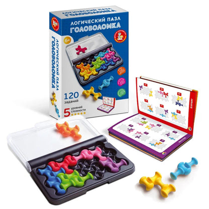 Игра-головоломка "Логический пазл" фигурная 8 эл Учись играя