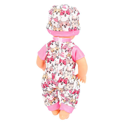 Пупс озвучивает 25см, Шаинский музыка пьет, пишет, закр. глазки, 4акс, 100 фраз КАРАПУЗ в кор.24шт