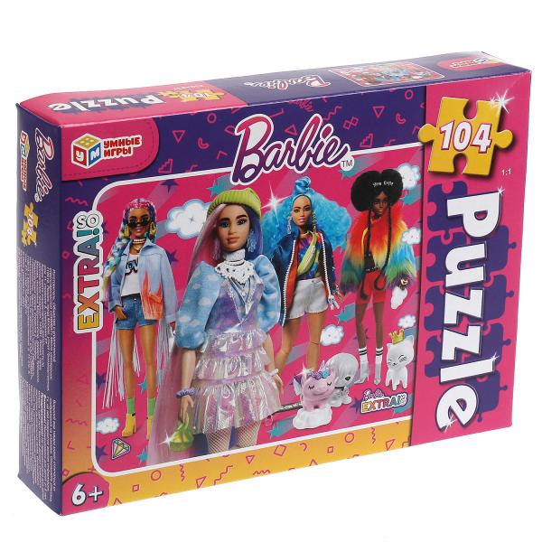 Barbi. Пазлы классические в коробке. Пазл 104 détails. Умные игры в кор.24шт