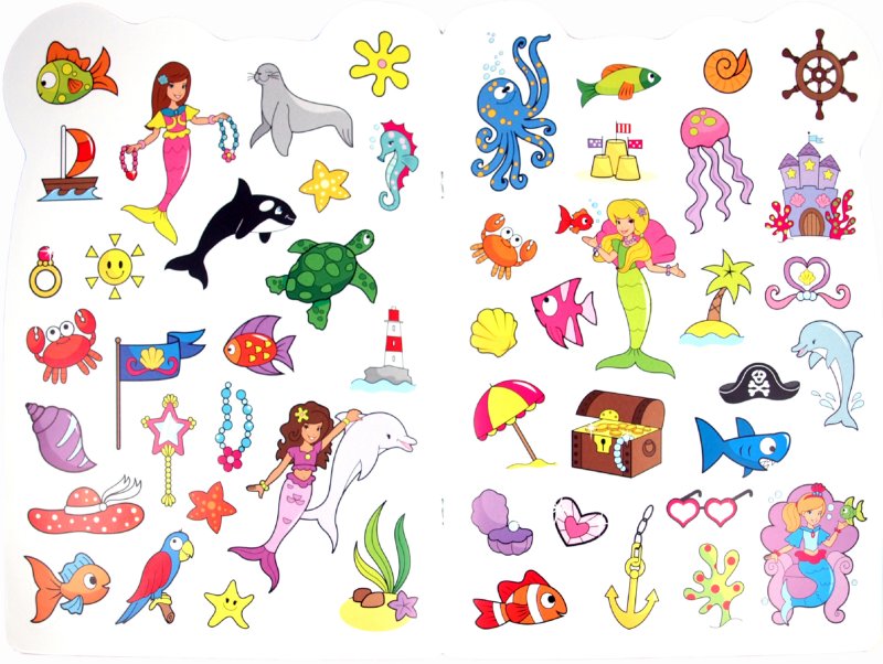 Раскрась нас! Волшебные русалки