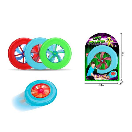 Диск летающий цвет в ассорти. 8137 на карте. в кор.2*96шт