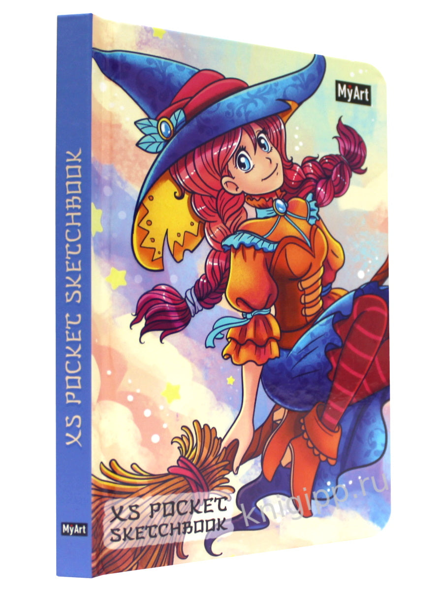 MyArt. XS Pocket СКЕТЧБУК. Аниме. Маленькая ведьмочка