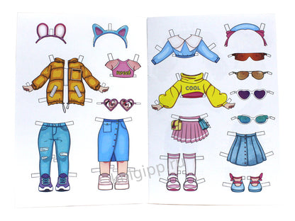 БУМАЖНЫЕ КУКОЛКИ. МОДНЫЕ МАЛЫШИ