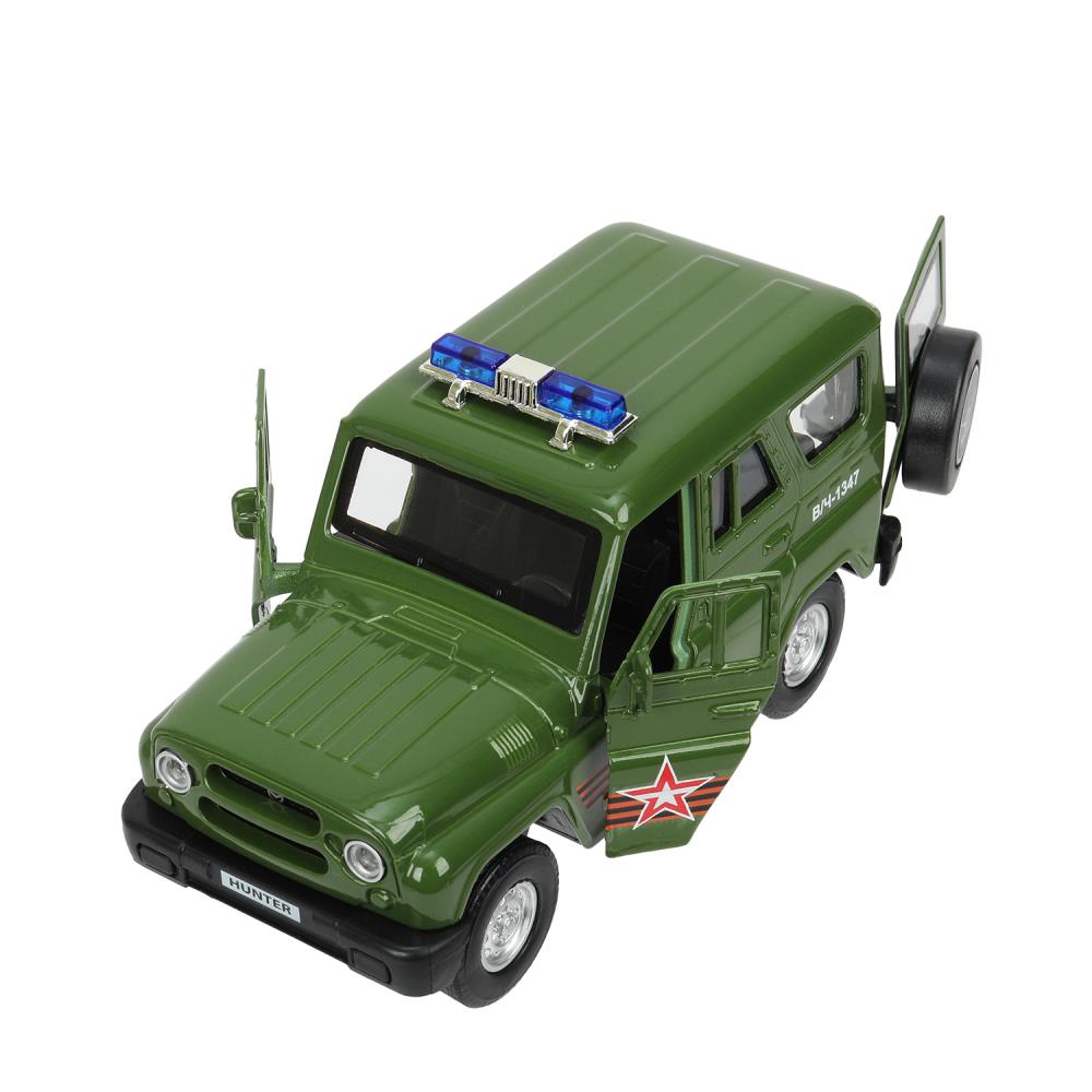Machine en métal pour le travail du bois UAZ HUNTER АРМИЯ РОССИИ 12 см, двер, багаж, ин, кор. Parc technologique dans le cor.2*36шт