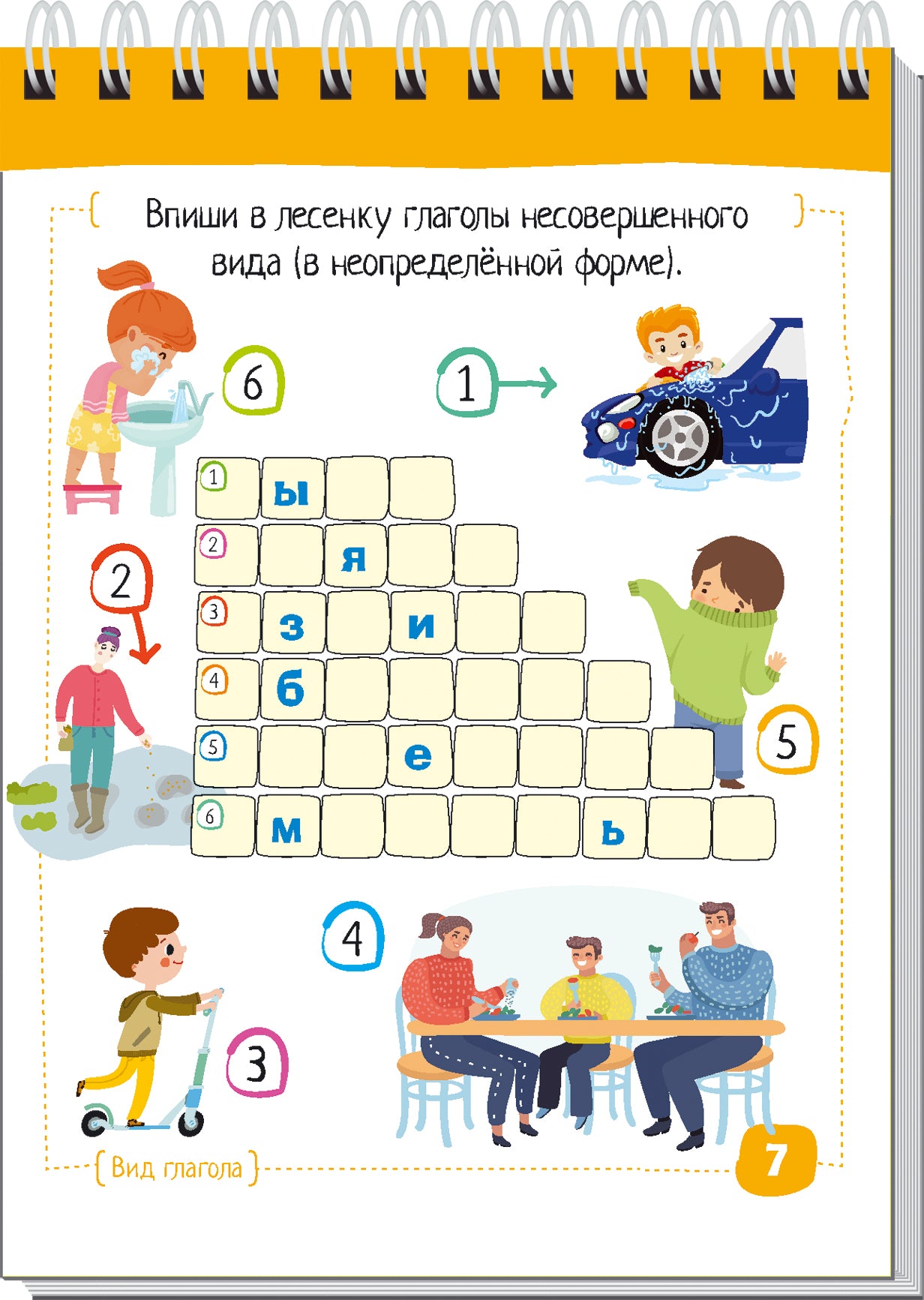 Умный блокнот. Начальная школа. Русский язык. Глаголы без ошибок