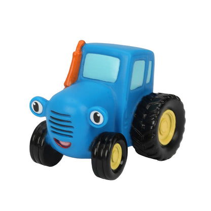 Игрушка пластизоль д/ванны пальчиковый театр СИНИЙ ТРАКТОР 5шт, блистер КАПИТОШКА в кор.2*12шт