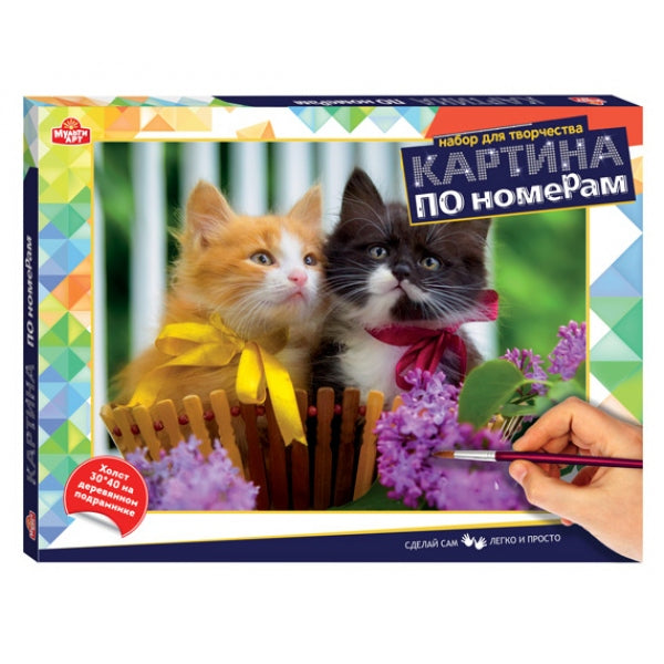 Carte avec un numéro de 30x40 cm pour les chats МУЛЬТИ АРТ в кор.24шт