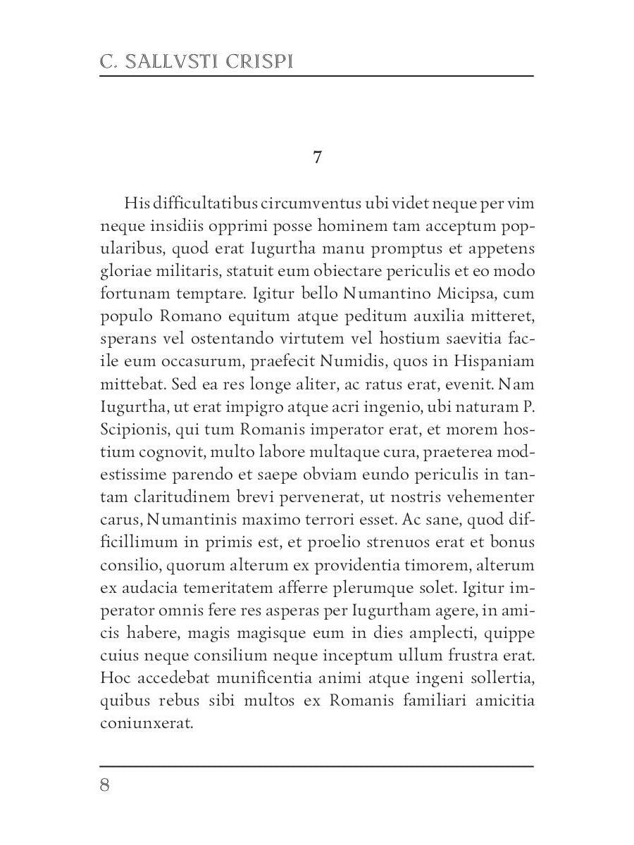 Bellum Iugurthinum = Югуртинская война: на англ.яз