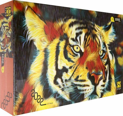 Степ. Пазл 1000 арт.79161 "Тигр" Символ года (Новый год)