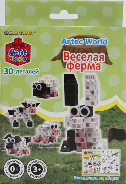 Конструктор ARTEC World "Весёлая ферма" коробка 30дет.