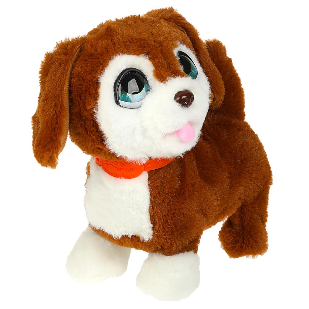 Интерактивный щенок Джим 22см, ходит, озвучен, голова поворачив., в кор. МОЙ ПИТОМЕЦ в кор.12шт