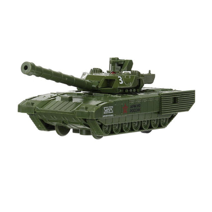Модель металл АРМАТА ТАНК Т-14 АРМИЯ РОССИИ 12 см, башня, инерц, зеленый, кор. Технопарк в кор.2*24шт