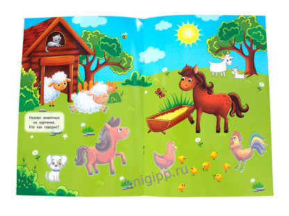 МНОГОРАЗОВАЯ ВОДНАЯ РАСКРАСКА. ДОМАШНИЕ ЖИВОТНЫЕ