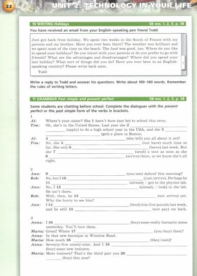 Алексеев Английский язык.10 кл. Тетрадь-тренажер. ("Сферы 1-11")