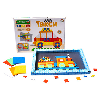 Магнитная мозаика.Такси (арт. 01651).