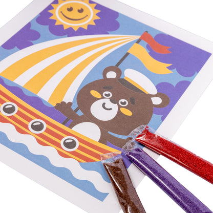 Набор для творчества. Песочная фреска "Морское путешествие" (7 feuilles, 188х217 мм)