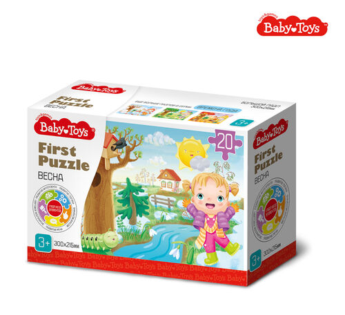 Пазл First Puzzle "Времена года. Весна" (20 эл) Baby Toys