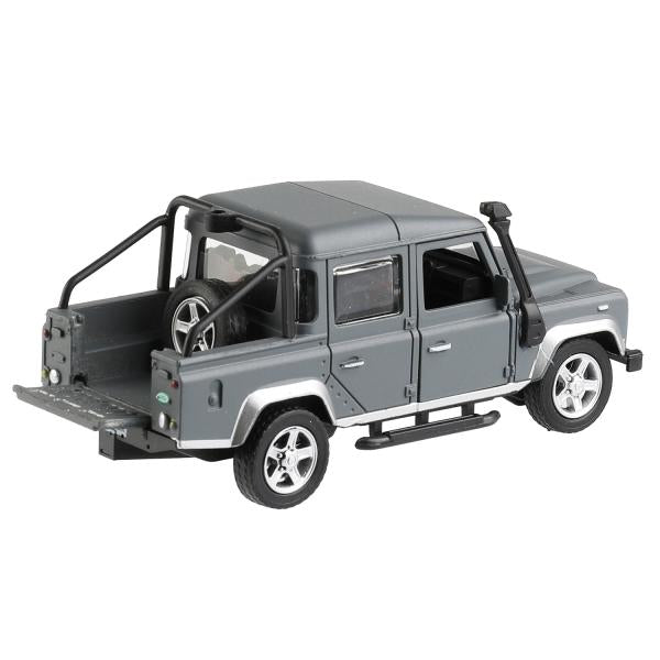 Машина металл LAND ROVER DEFENDER PICKUP МАТОВЫЙ 12 см, двер, багаж, кор. Технопарк в кор.2*36шт