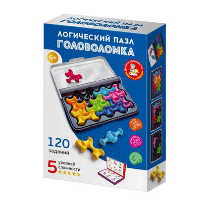 Игра-головоломка "Логический пазл" фигурная 8 эл Учись играя