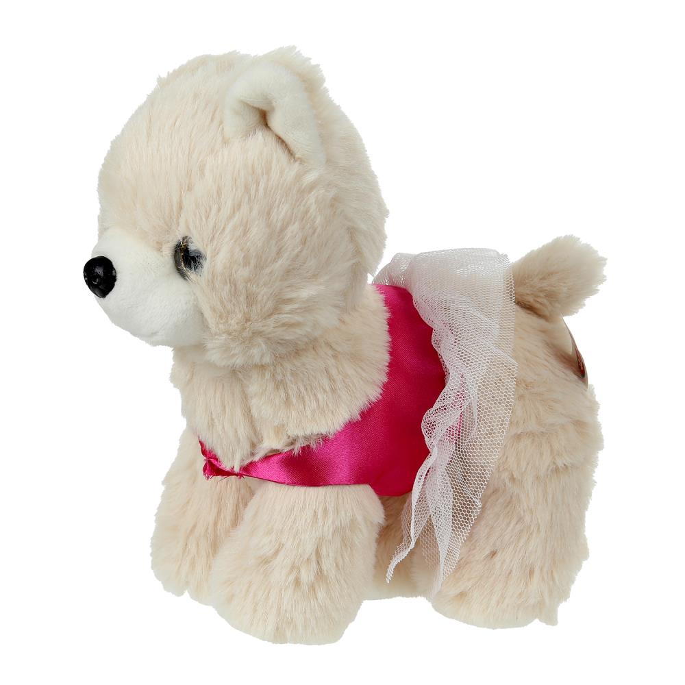 Мягкая игрушка собака 18см в коричневой сумочке Луи Виттон, в упаковке МОЙ ПИТОМЕЦ в кор.24шт