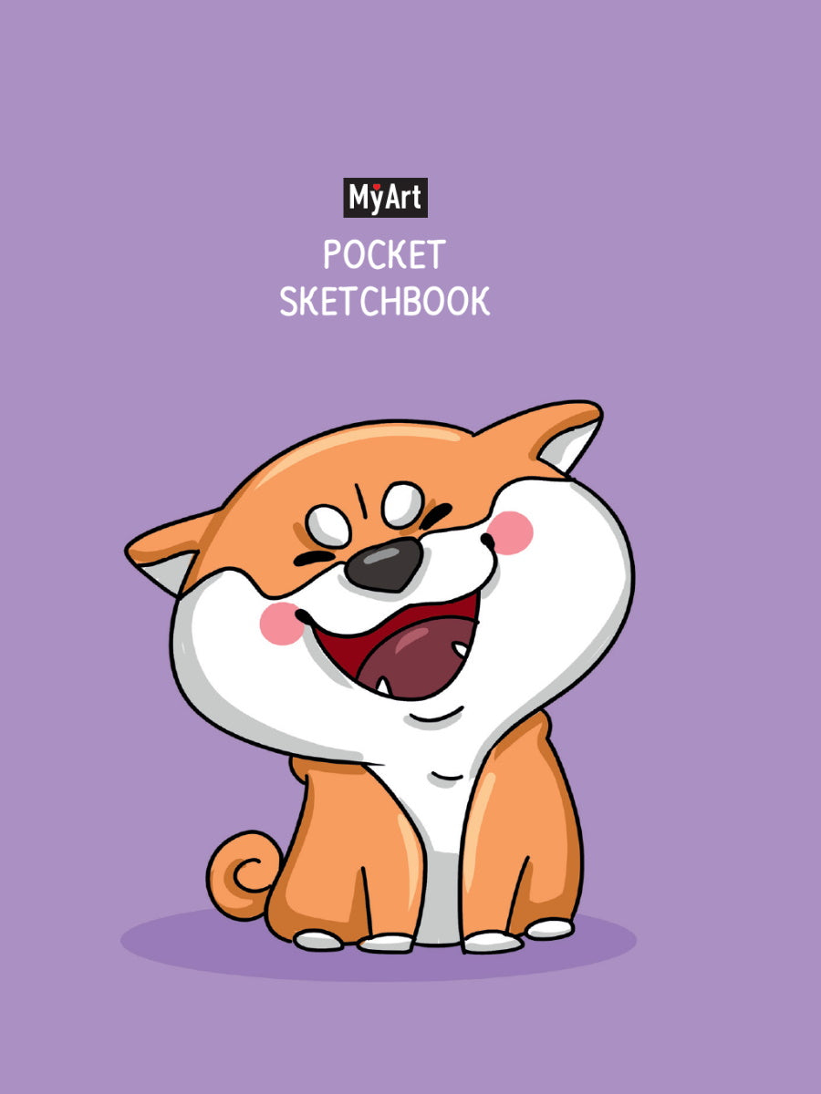 MyArt. Pocket СКЕТЧБУК. СИБА-ИНУ
