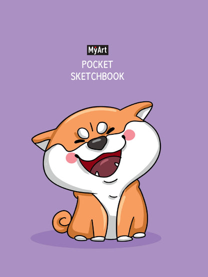 MyArt. Pocket СКЕТЧБУК. СИБА-ИНУ