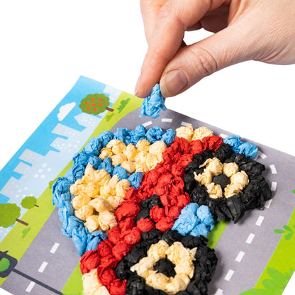 Набор для творчества. Аппликация из тишью "Автомобиль" размер 138х165