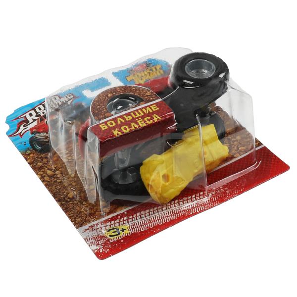 Machine en métal pour course sur route, 10 cm, grossière, brillante. Parc technologique en cor.2*144шт