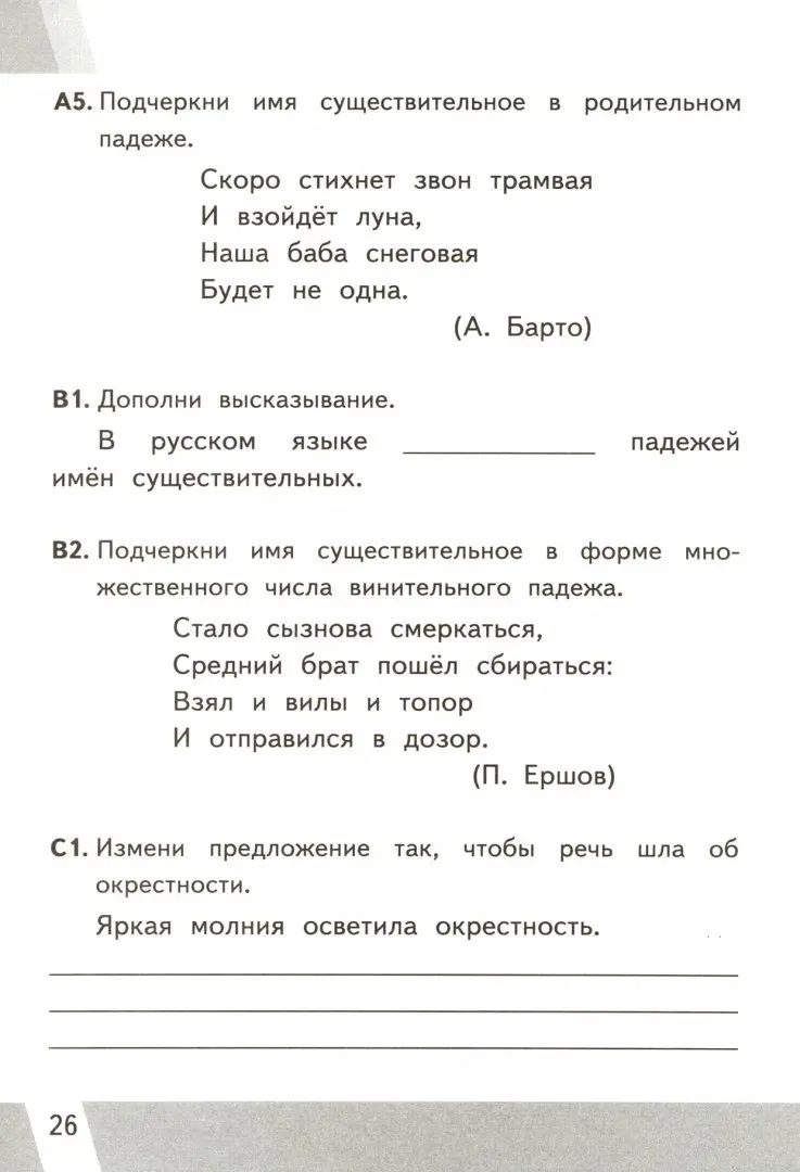 Русский язык. 4 класс. Контрольные измерительные материалы. Всероссийская проверочная работа
