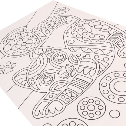 Набор для творчества. Раскраска "Котик"