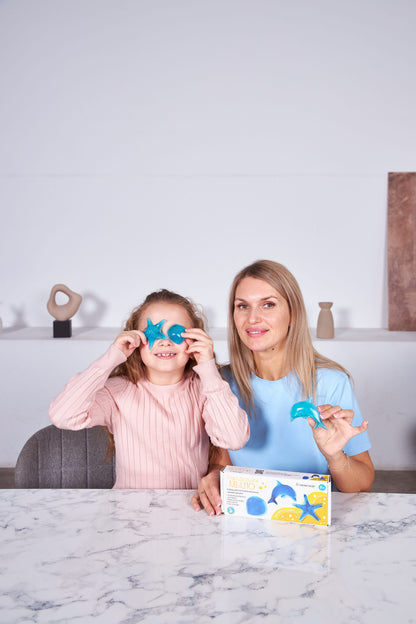 Набор для изготовления мыла. Рукодельное мыло своими руками "В синем море"