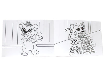 РАСКРАСКИ А5 эконом. альбомные. ЗАБАВНЫЕ ЖИВОТНЫЕ