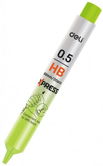 Грифель 0.5мм HB 20шт/туба (EU67400)