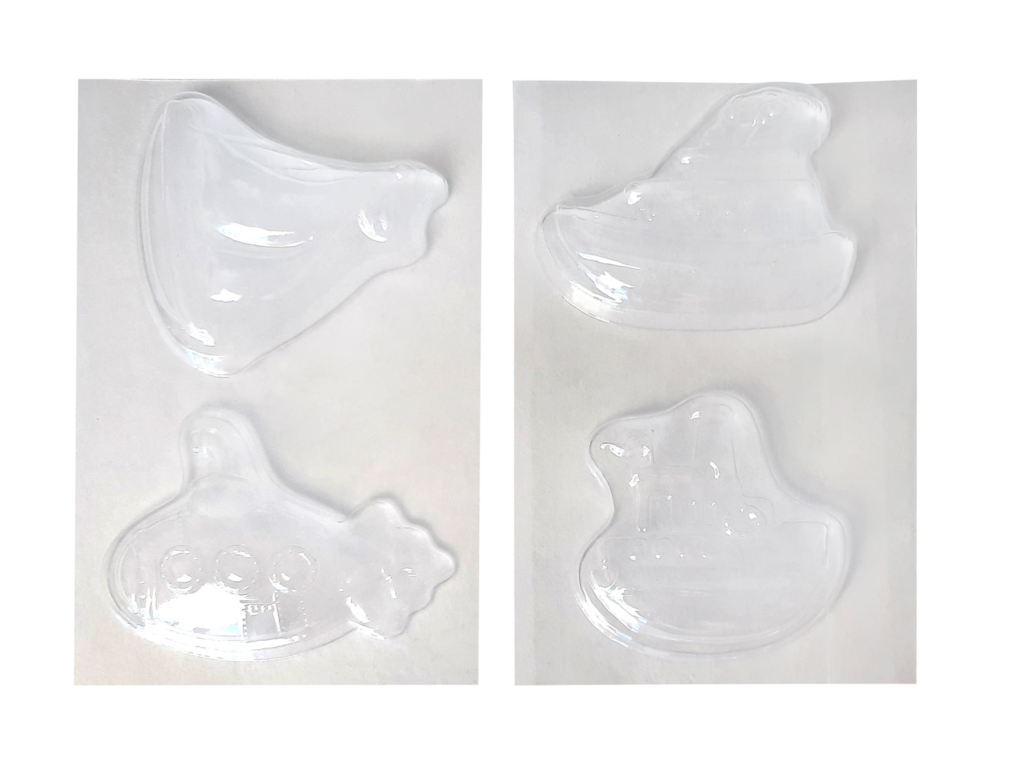 04486 Магниты из гипса под роспись "Кораблики"