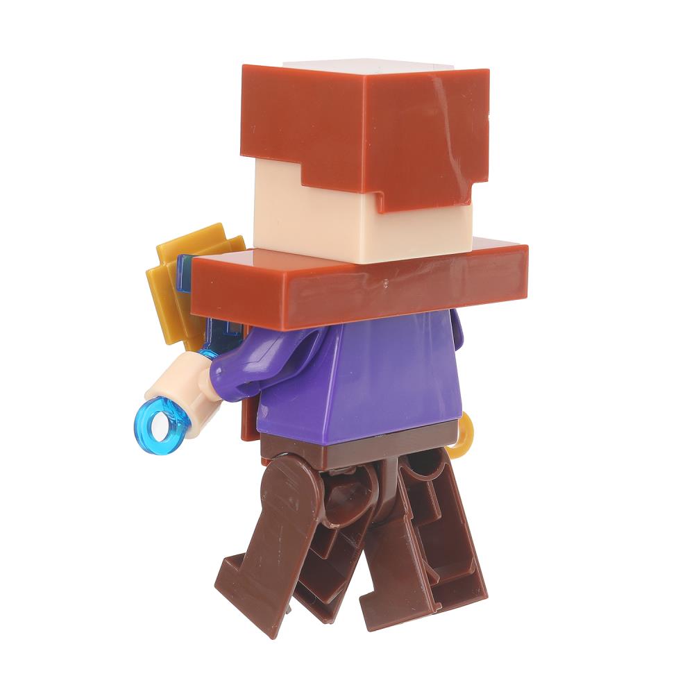 Конструктор фигурка мой мир с аксессуарами Город мастеров в кор.120шт