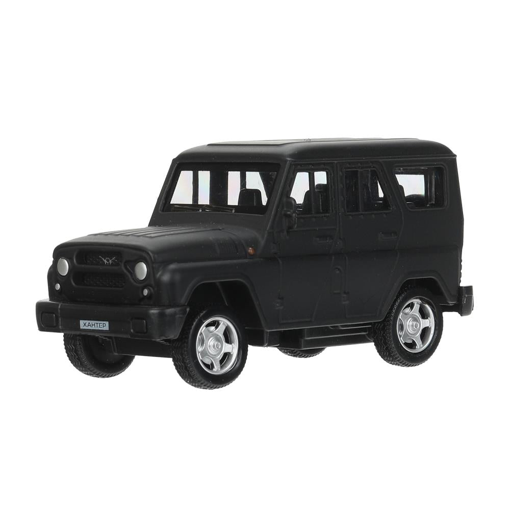 Machine en métal UAZ ХАНТЕР длина 10,5 см, инерция, МАТОВЫЙ черный, кор. Parc technologique dans le cor.2*36шт