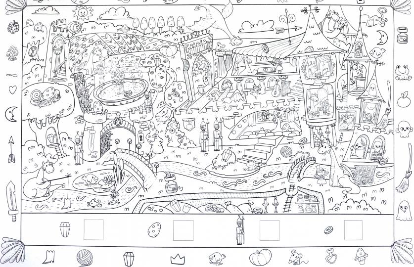 МАКСИ-ВИММЕЛЬ РАСКРАСКА. ДЛЯ ДЕВОЧЕК