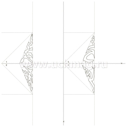 Волшебные снежинки. Новогодний тренд. 24 модели. Набор для вырезания "НОВОГОДНИЕ СНЕЖИНКИ"