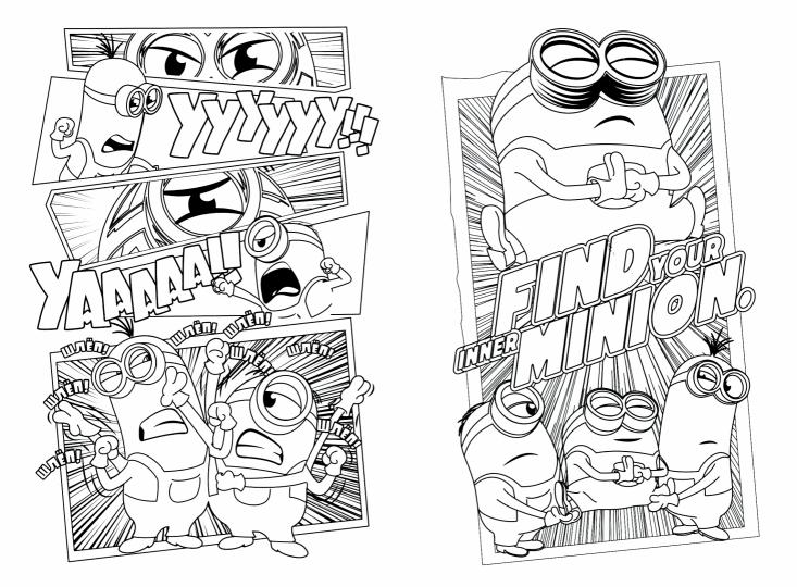 Серия «Веселая раскраска с фломастерами». Путь Миньона