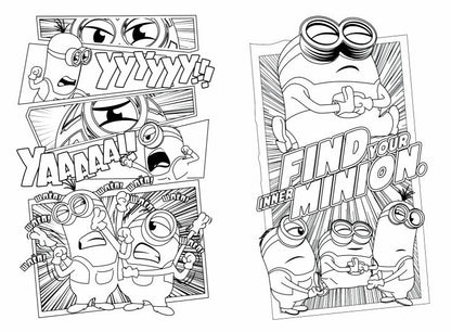 Серия «Веселая раскраска с фломастерами». Путь Миньона