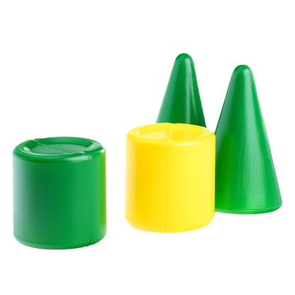 Конструктор из выдувной пластмассы Теремок 36 деталей, выдувка