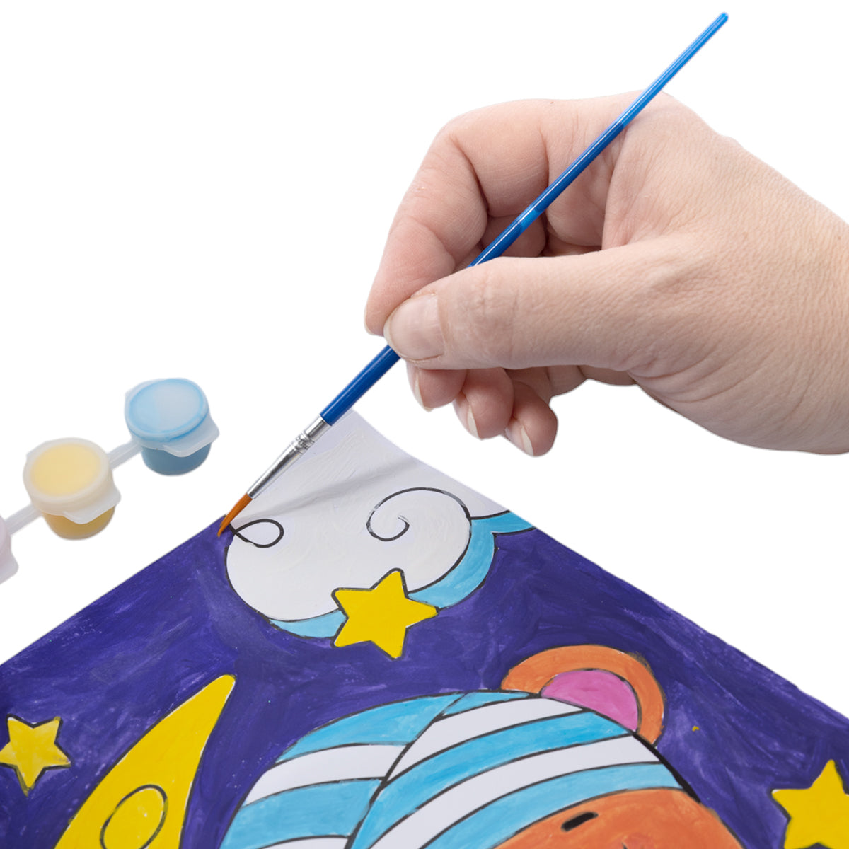 Набор для творчества. Раскраска с блестками "Мишка"