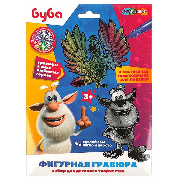 Буба фигурная гравюра БУБА (2 шт в наборе) МУЛЬТИ АРТ в кор.120наб