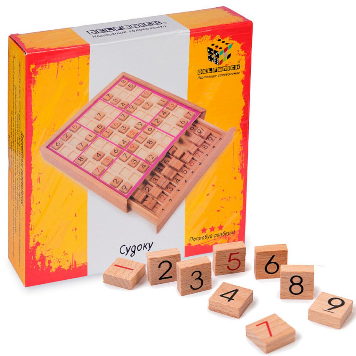 Игра-головоломка "Судоку" деревянная