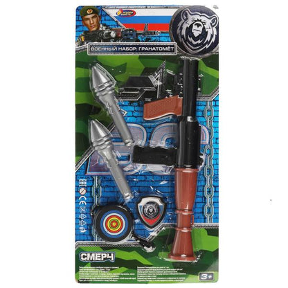 Гранатомет ручной стреляет, 30*58*6см ИГРАЕМ ВМЕСТЕ в кор.2*24шт