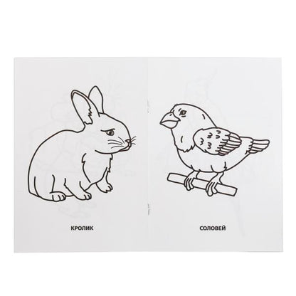 Домашние животные. (Супер-раскраска раскраска для маленьких, 32 картинки). 32 стр. Умка в кор.50шт